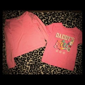 -NWT/NWOTGirls 4/5t lng sleeve & T-shirt
